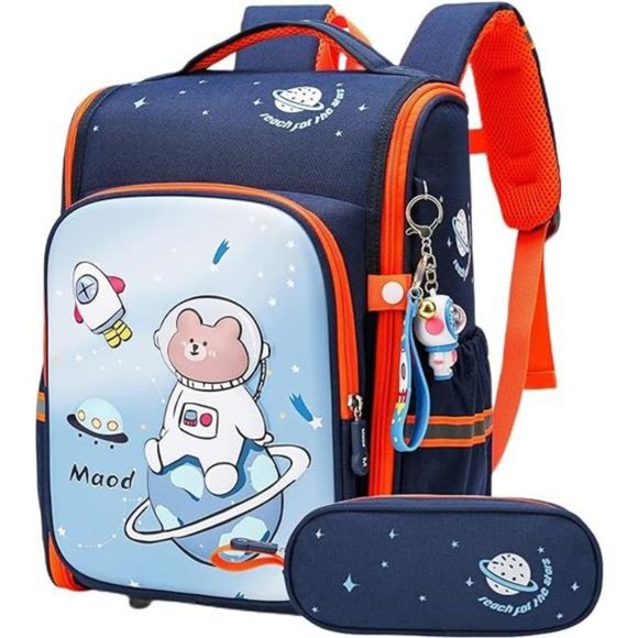Toddler Backpack for Boys Cute Kids Elementary School Backpacks with Chest Strap - Picture 1 of 7